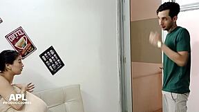 Neighbor always finds an excuse for us to meet.