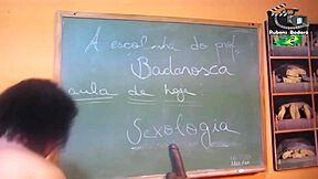 professor skips class for hot student bent over 😏