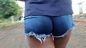 Latina brunette young TikTok girl enjoys the priest in the construction house after neighbor leaves