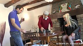 Young BOY and OLD MAN in GROUP SESSION