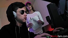 i'm gobbling my gamer stepbro's cock, kenzie madison style