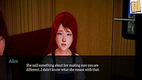 in my new family, anime teen explores