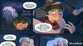 Young virgin elf drilled by prince in wild forest encounter.