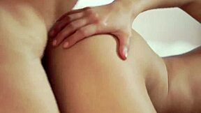 Young Brunette Licks Old Man's Wet Dream