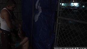 Rough Outdoor BDSM Paddling for First-Time Slave Teen!