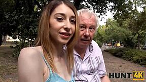 Old Man Pays to Watch Stranger Bang His Sexy Girlfriend