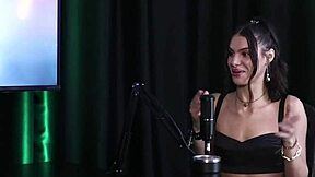 Debora Andrade started as prostitute, now takes 3 cocks in ass in sheer red lingerie