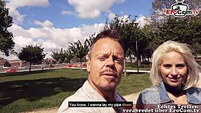 Real Sexdate - German Tourist Fucks Blonde Milf In Budapest