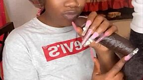 Verbal Cock Suck: BBC Drips on Lips