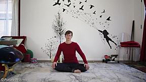 Yoga Lesson 335 with European Mature