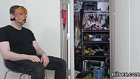 Peculiar teen in ass asylum for therapy 😏