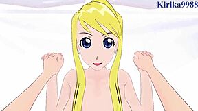 Winry Rockbell and Riza Hawkeye in Intense POV Hentai Sex