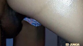 Amanda Borges gets anal fucked in bikini by black cock