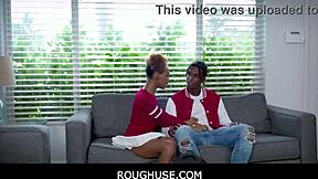 RoughUse - FreeUse Black Teen Stepsister James Cameron Nicky Rebel in Hardcore Action!