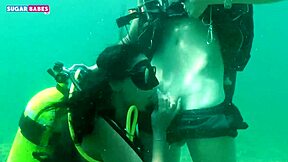 SugarbabesTV features underwater Greek porn