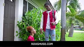 RoughUse - FreeUse Black Teen Stepsister James Cameron Nicky Rebel in Hardcore Action!