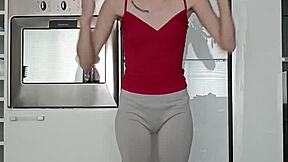 My Short Training Routine at Gym in Tight Leggings