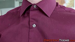 watch this teen sub getting roughly pounded by a big cock?