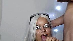 loirinha white moon cravin cum in hot cosplay blowjob