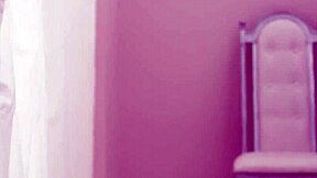 Watching porn turned into wild homemade sex with a giant woman! What a shock!