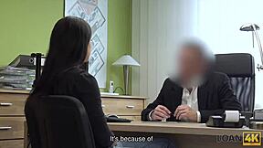 yo, this teen’s tight asshole gets tested by loan4k agent