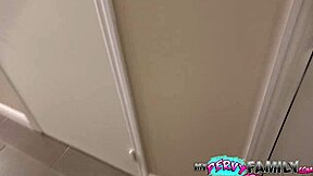 I’m Shocked Spying on Tiny Teen Stepsister Kenzie Reeves in Shower