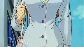 Shy anime teen babe gets wet pussy fingered