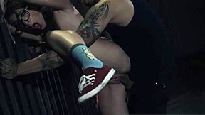 european teen bound in extreme bdsm gets rough fucked by french guys