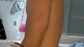 Latina With Tattoo Kisses Before Masturbation And Big Cock Blowjob