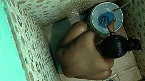 Indian Girl Tabassum Strips Naked in Bathroom Scene