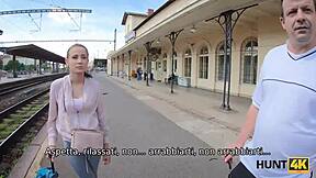 Hunt4k guy bangs fresh European teen for cash while watched