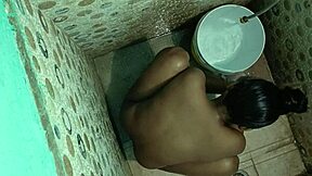 Indian Girl Tabassum Strips Naked in Bathroom Scene