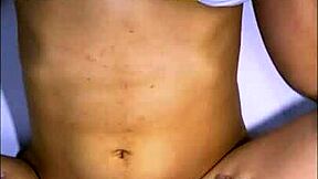 Sexy provocative stepmom surprises stepson with lingerie in guest room