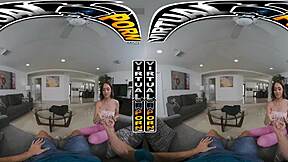 Metal Mouth Teen Laya Rae Fucked Hard VR