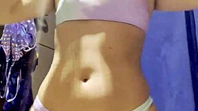 hidden camera catches latina in dressing room surprise