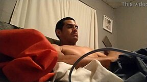 young amateur tries homemade pump on her big cock for the first time