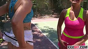 i’m obsessed with summer camp tennis sluts and their wild bisexual group action with monster cocks