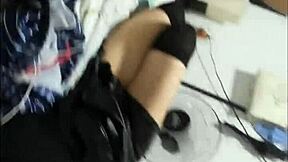 i give my friend the best blowjob ever, licking his ass and rimming him deeply in this pov amateur video with colombian teen.