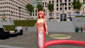 Monster Musume - Snake Girl Miia Naked Outdoor