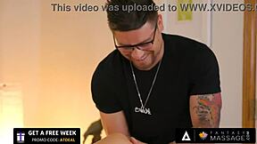 i'm the pervy intruder that hot milf sarah vandella catches during her massage