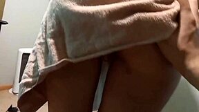 Latina Babe Walks In Towel In Front Of Brother-In-Law And They Fuck