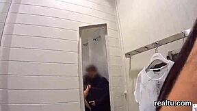 enchanting czech sweetie gets seduced in the mall.