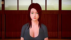 I played an erotic game with my new teen family member.