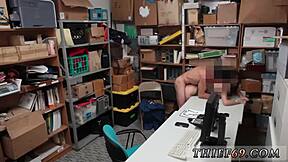 good cop takes bad suspect to backroom for unclothe