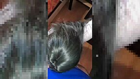 college girl struggles with anal sex to pass her exam