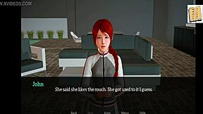 I explore my new family with redhead teen and brunette milf.