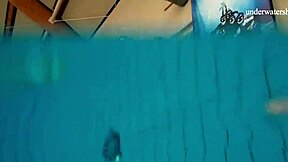 Why does the petite Russian teen 18+ strip underwater?