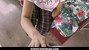 adriana maya says, 'big brother, fuck my taboo ass before europe.' she blows his huge cock in pov.