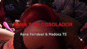 Rena explores her desires with a dildo at the party