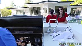 Blindfolded teen amateur bangs sugar stepdaddy in taboo surprise.